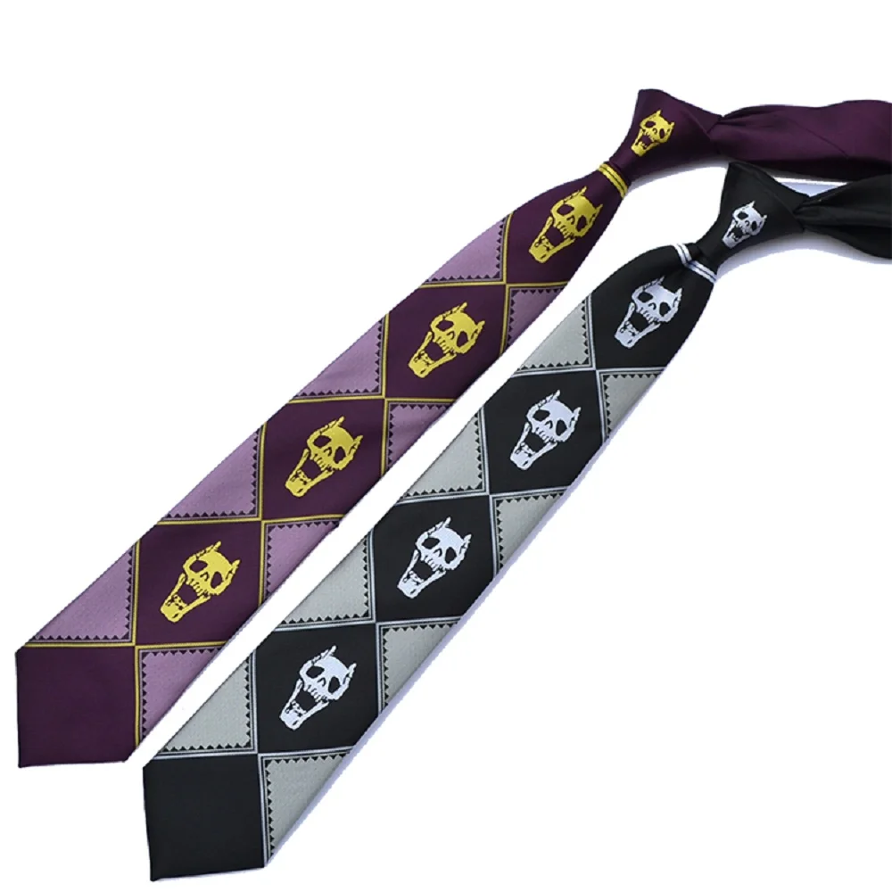 1PC JOJO JoJo's Bizarre Adventure KILLER QUEEN Heavens door Kira Yoshikage Tie Halloween Party Prop (2)