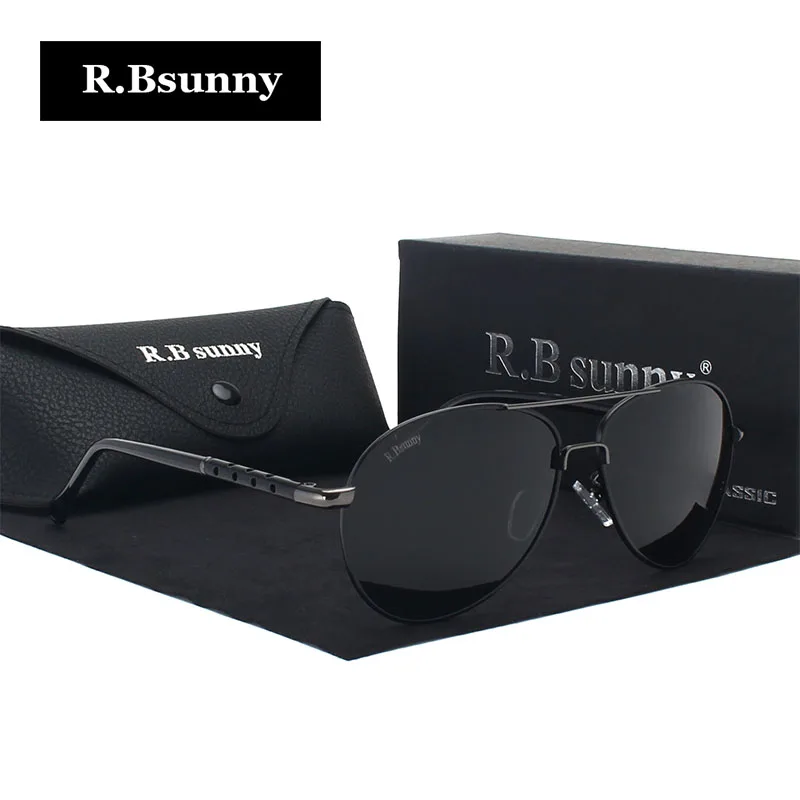 R. Bsunny новинка брендовые модные поляризационные солнцезащитные очки мужские