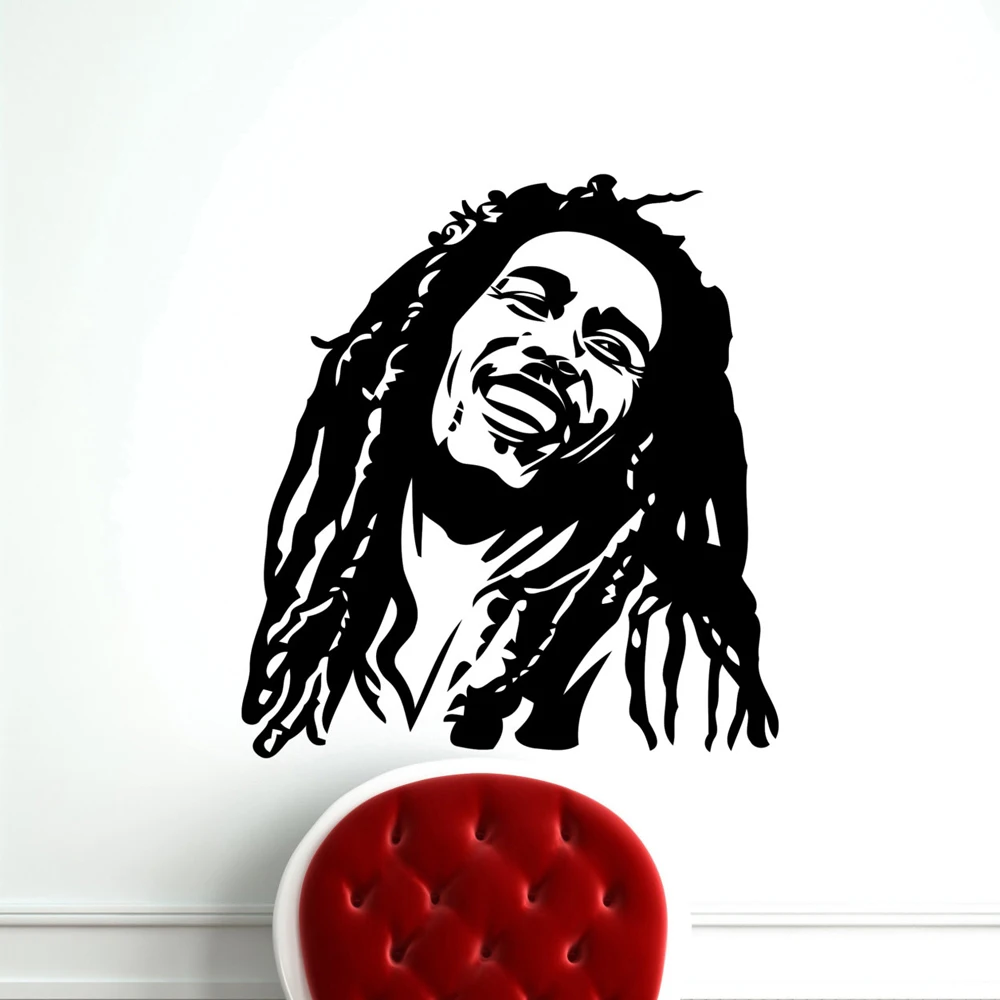 Bob Marley sticker decal 4/" x 5/"