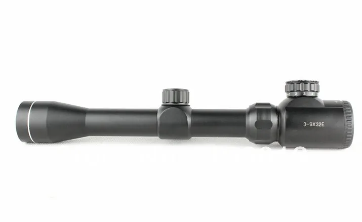 

3-9x32 E Hunting Riflescope Tactical Precision Mount Air Rifle Gun Optics Sight Collimator Gunner Scope Monocular Telescope