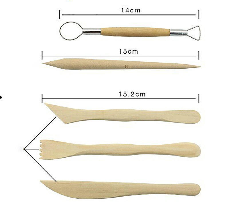 5 шт. Творческий деревянная глина скульптура ножи наборы для ухода за кожей DIY детская скульптура керамика нож для зачистки Fine инструменты