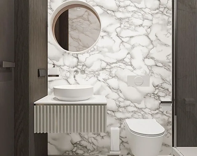 White Marble Self Adhesive Wallpaper Furniture Tiles Kitchen White Marble Self Adhesive Wallpaper Furniture Tiles Kitchen Backsplash Vinyl Decor Wall Sticker Home