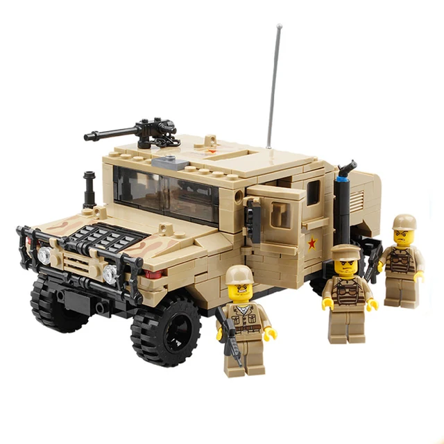 Military Building Block Set Compatible with lego Humvee 3D Construction ...