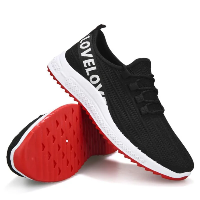

Spring new men's sneakers shoes mesh breathable comfortable non-slip casual men's shoes lightweight soft wear casual shoes