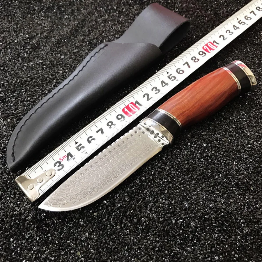 High quality Damascus steel forged straight knife hunting high hardness outdoor self-defense knife tactical army Survival knife цена High quality Damascus steel forged straight knife hunting high hardness outdoor self-defense knife tactical army Survival knife цены онлайн