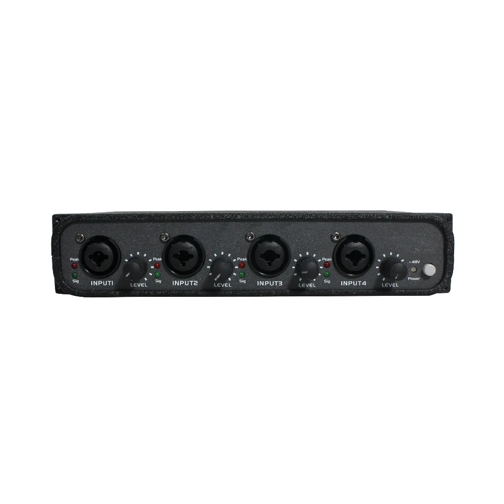 Dante Audio IP network Transmitter 4 in 4 out