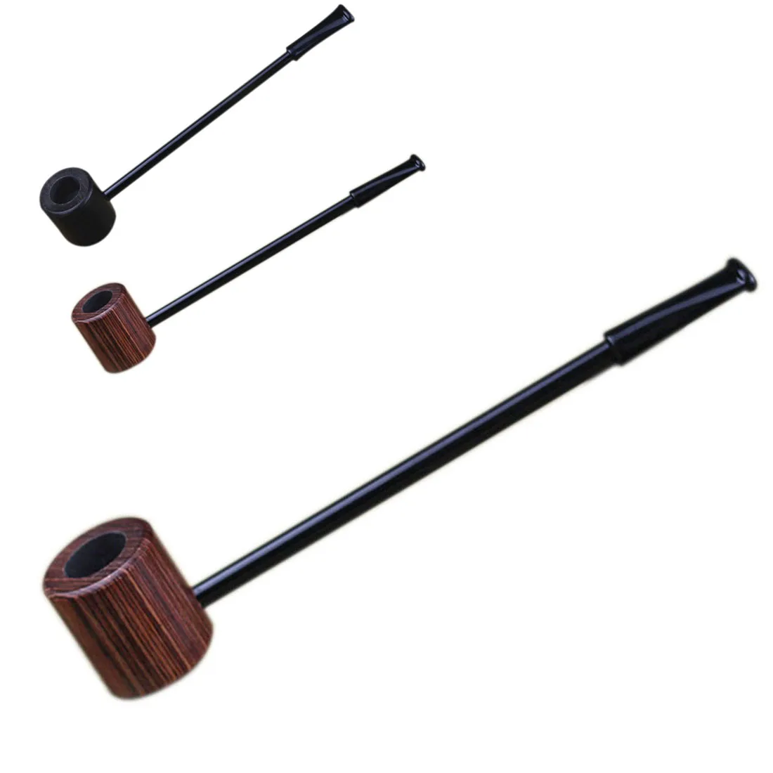 Popular Creative Grade Fashion Long Ebony Wood Smoking