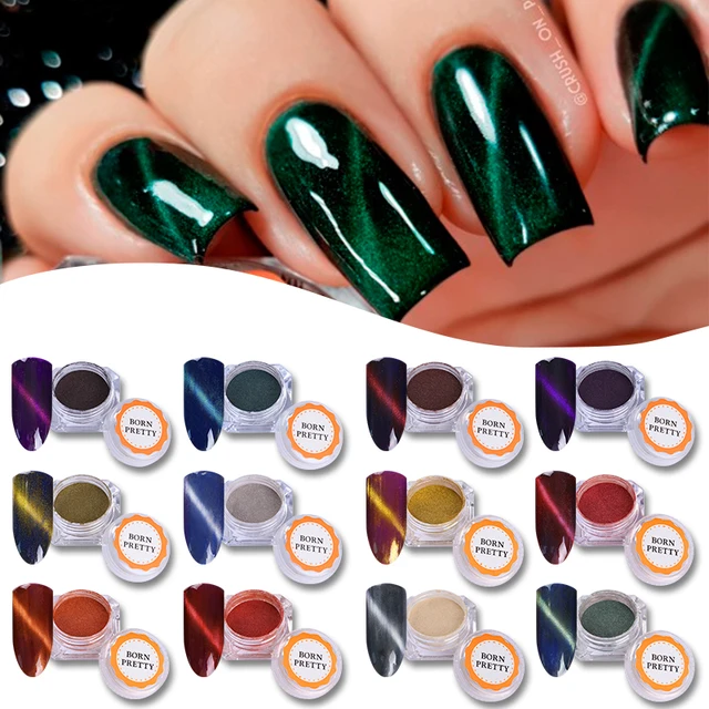 geboren ziemlich 1g cat eye magnetic nail pulver wunderschone geboren ziemlich 1g cat eye magnetic nail pulver wunderschone glitter magnet nail art pigment manikure nail