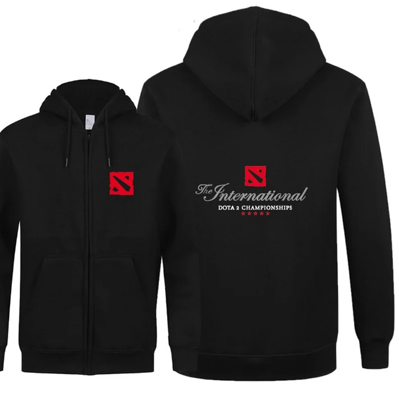 

2019 Fashion Sweatshirt Printed Dota 2 Hoodie 3D Hip Hop Long Sleeve Streetwear Resident Evil Black Game Hooded Mantle Tops Y029