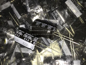 

10pcs/20pcs/50pcs Japan Ruby RUBYCON 250v100uf BXA 18x25mm aluminum electrolytic capacitor Odroid real free shipping 100uf 250v