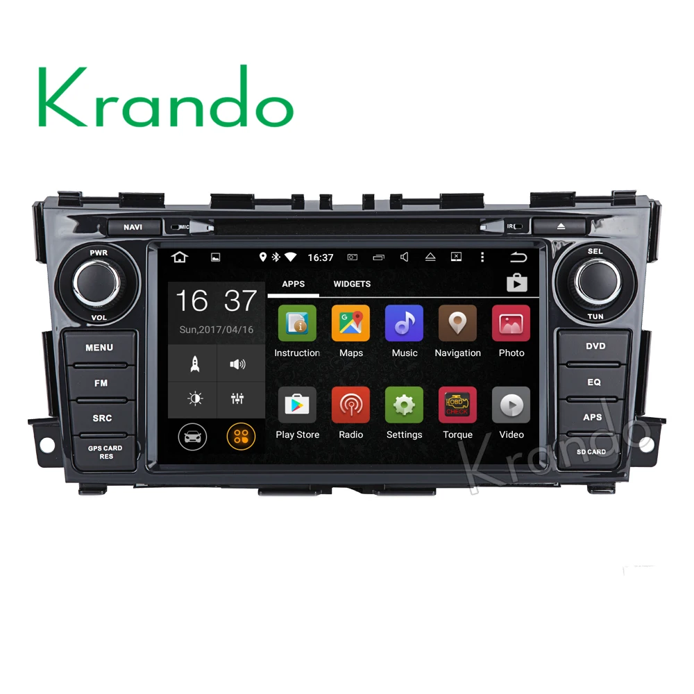 Best Krando Android 8.0 8" car DVD player with gps for Nissan Teana Altima 2013+ multimedia navigation system WIFI 4G 0