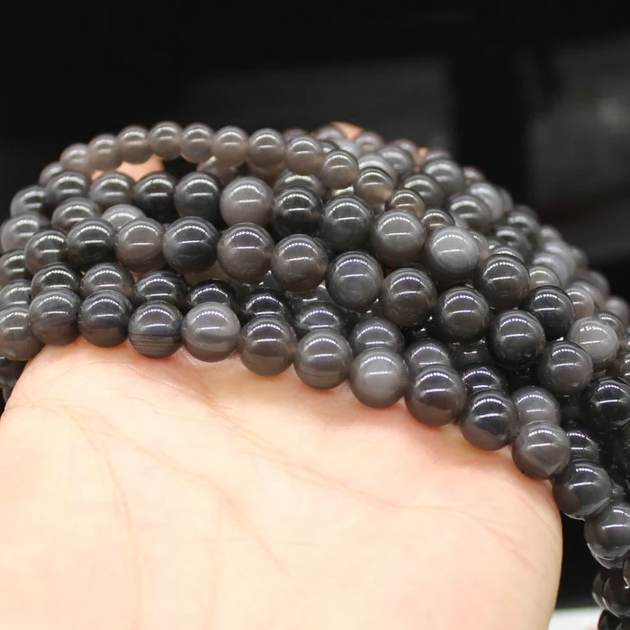 

natural stone jewelry findings spacers loose beads Grey Cloud bead long necklace earring bracelet crystal created labradorite