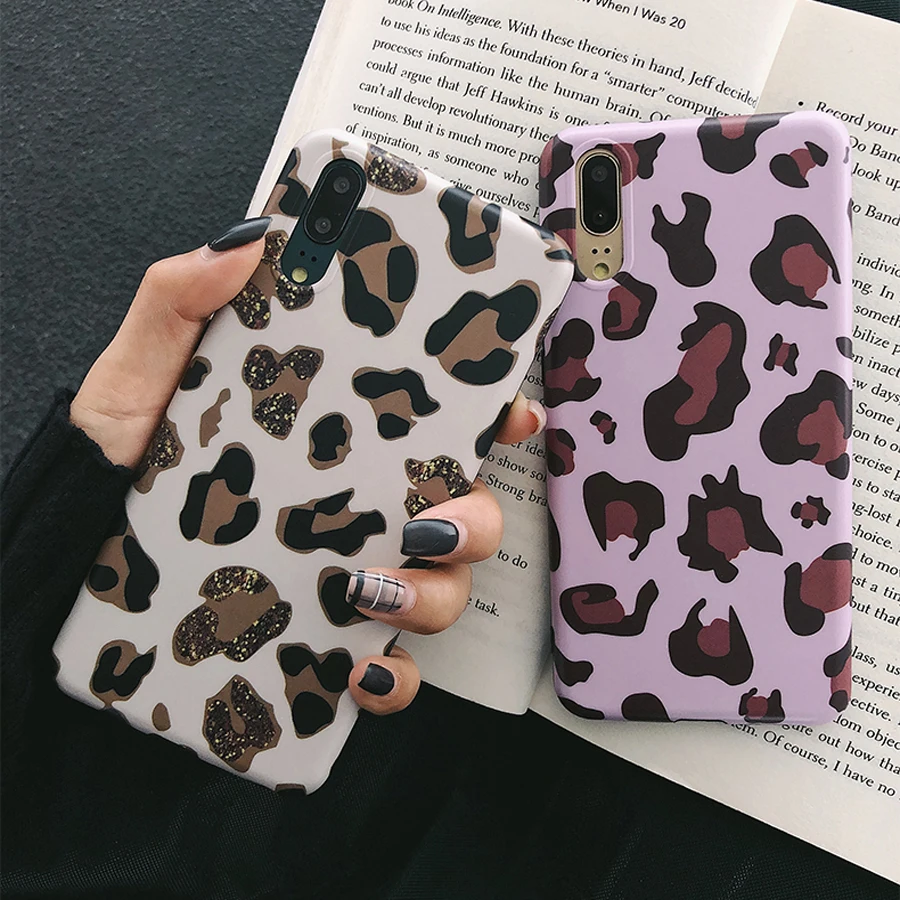 

case for huawei mate 20 10 pro p20 lite pro nova 3 3i honor 10 9 case cover fashion 3d leopard painted soft silicon phone bag