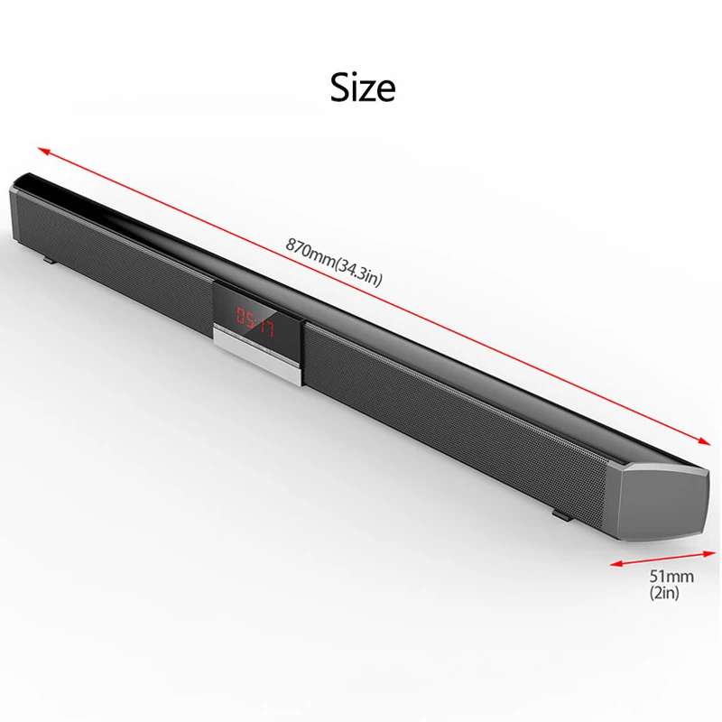 XGODY Soundbar TV Home Theater SR100 Bluetooth