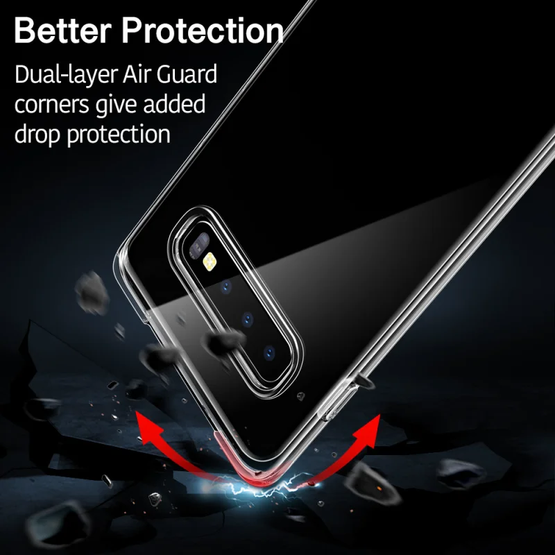 SUREHIN силиконовый чехол для samsung galaxy A10 A20E A30 A40 A50 A60 A70 M30 20 S10e 9 apple iphone 8 PLus мягкие protectiv оболочки Прозрачный чехол Крышка