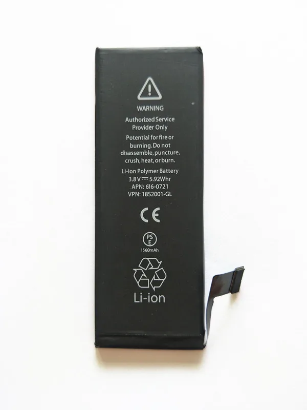 Новый аккумулятор 1560 мАч для iPhone 5S 5C сменный внутренний встроенный литий-ионный |
