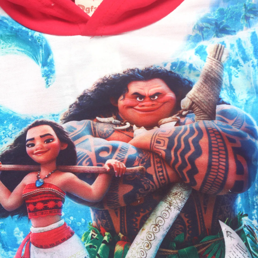 Robe vaiana enfant Осенняя футболка с длинными рукавами для мальчиков толстовки кофты футболки мультфильм Моана принт Одежда для девочек