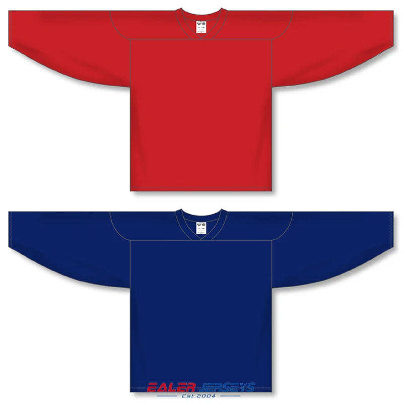 

EALER 2 pieces single color home and away hockey jersey for practice H6000