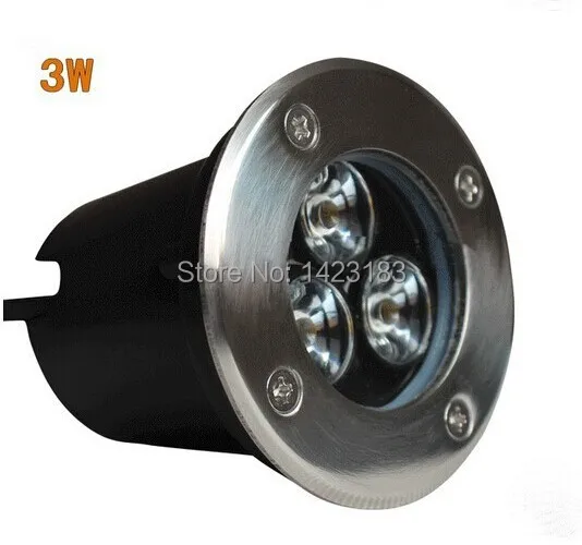 

3W LED underground light lamps recessed buried floor lamp Waterproof IP67 outdoor Landscape stair lighting 12V DC free shipping