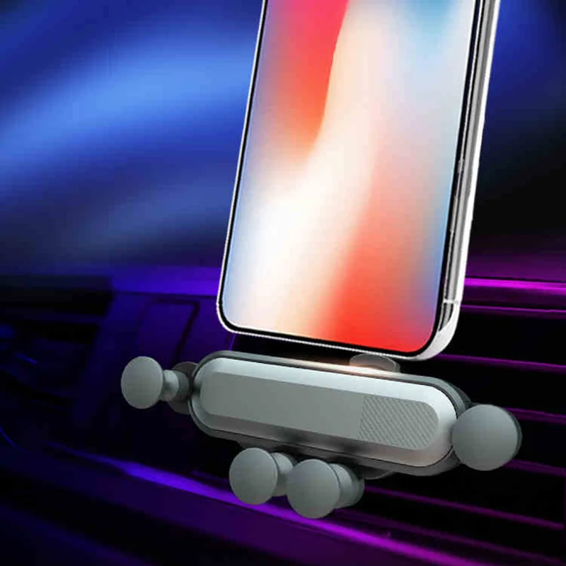 

Universal 360 Degree Rotation Car Phone Holder Air Vent Mount Clip Telephone Stand Gravity Bracket Support Interior Accessories