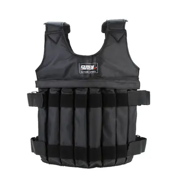 

Max Loading 20kg Adjustable Weighted Vest For Boxing Training Equipment Exercise Waistcoat Weightloading Sand Clothing Empty