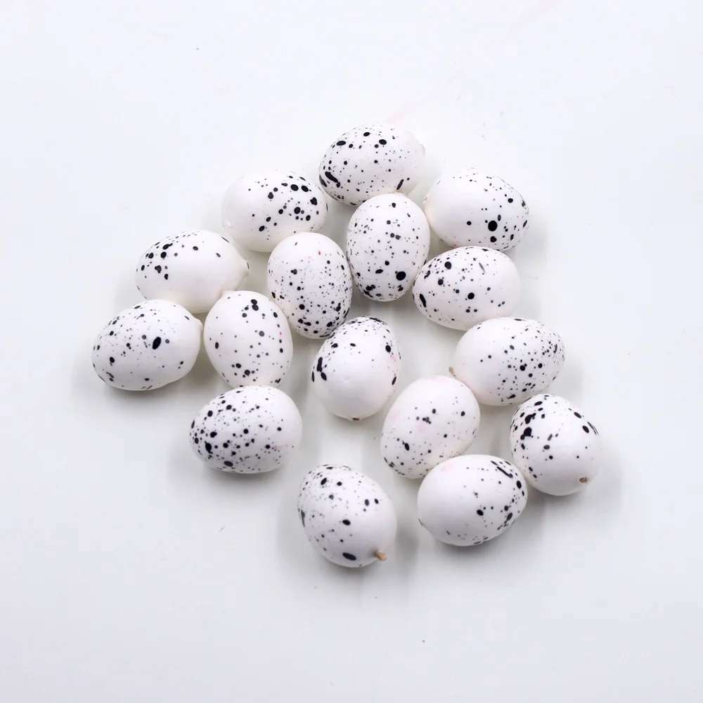 10Pcs/lot 2.5cm mini Foam Quail Egg Artificial PE Egg For Wedding Home