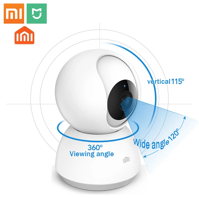 

Xiaomi Mijia chuangmi xiaobai Camera 1080P Smart Camera IP Webcam Camcorder 360 Angle WIFI Wireless Night Vision For Mi home APP