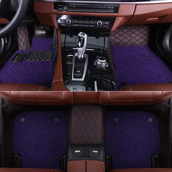 

SUNNY FOX Car floor mats for Nissan Sentra Sylphy B16 B17 Altima Qashgai Murano 5D car-styling carpet rugs liners(2007- now)