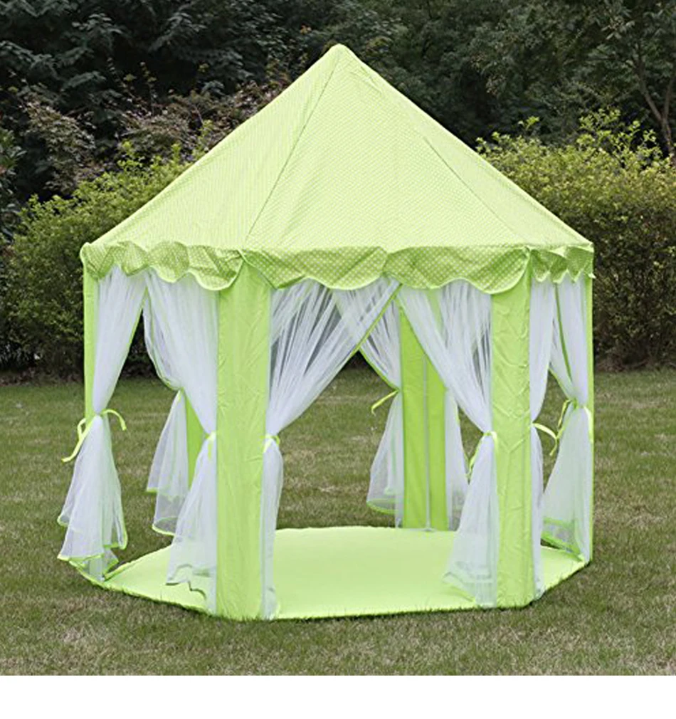 Portable Children's Tent Dry Pool Tipi Princess Kids Tent Castle Play House Kids Small House Folding Playtent Baby Beach Tents