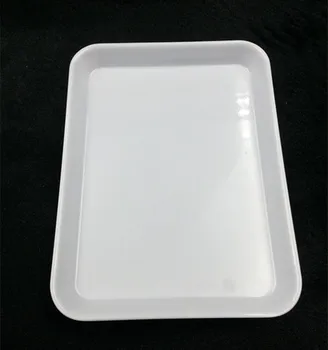 

Jewelery View Tray Display Striped Porch Storage Plate Pallet Necklace Pendant White