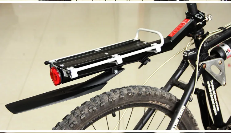 Mountain Подставки для велосипеда задний багажник Quick Release алюминий 0.8 кг песо Максимальная нагрузка 25 кг сплава велосипед carg Стойки дисковые