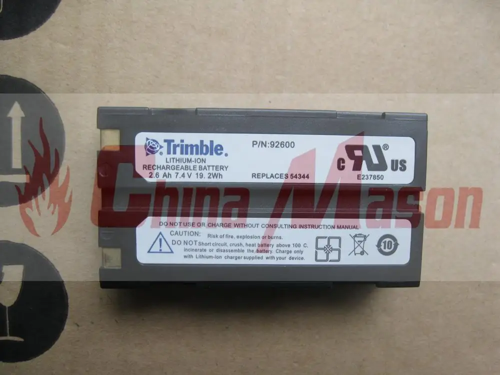 54344,92600 7,4 V 2600mAh аккумулятор для Trimble 5700 5800, MT1000, R7, R8 gps приемник