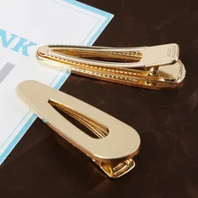 Женские японские заколки для волос, 1 шт., полые геометрические капли воды, 7*2 см, заколки для волос, золото, серебро, цвет, spinki do wlosow