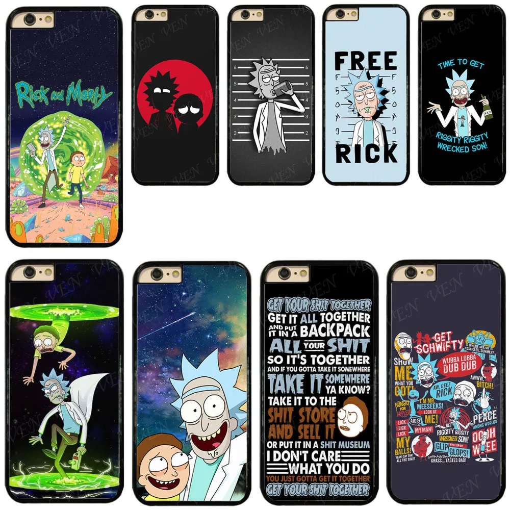 

Anime Cartoon Rick and Morty PC+TPU Phone Case For iphone XS MAX XR X 5s SE 6s 7 8 Plus Samsung s5 s6 s7 s8 s9 J5 2016 Cape #152