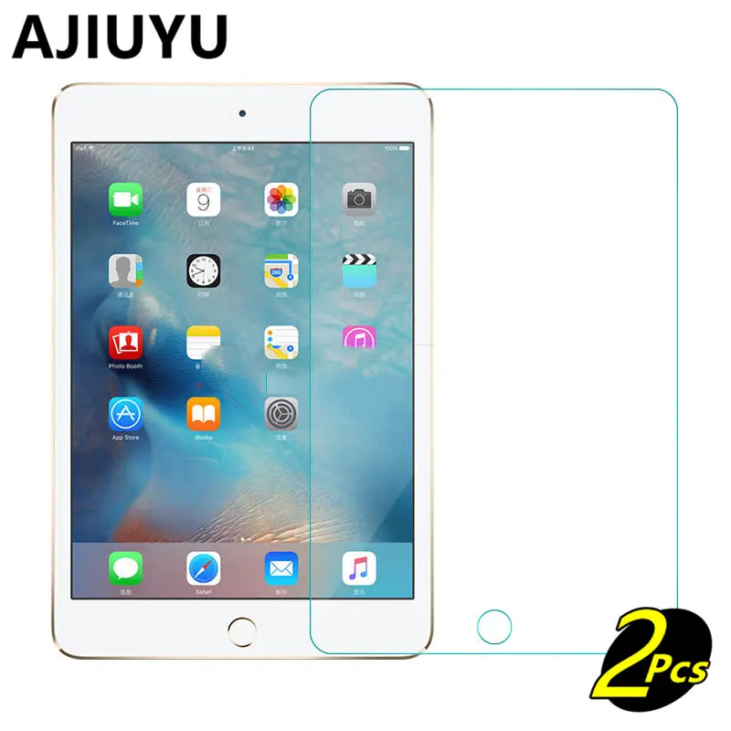 

AJIUYU For iPad mini 4 glass mini4 Tempered Glass membrane Steel film For iPadmini4 Screen Protection Toughened Case glass 7.9"