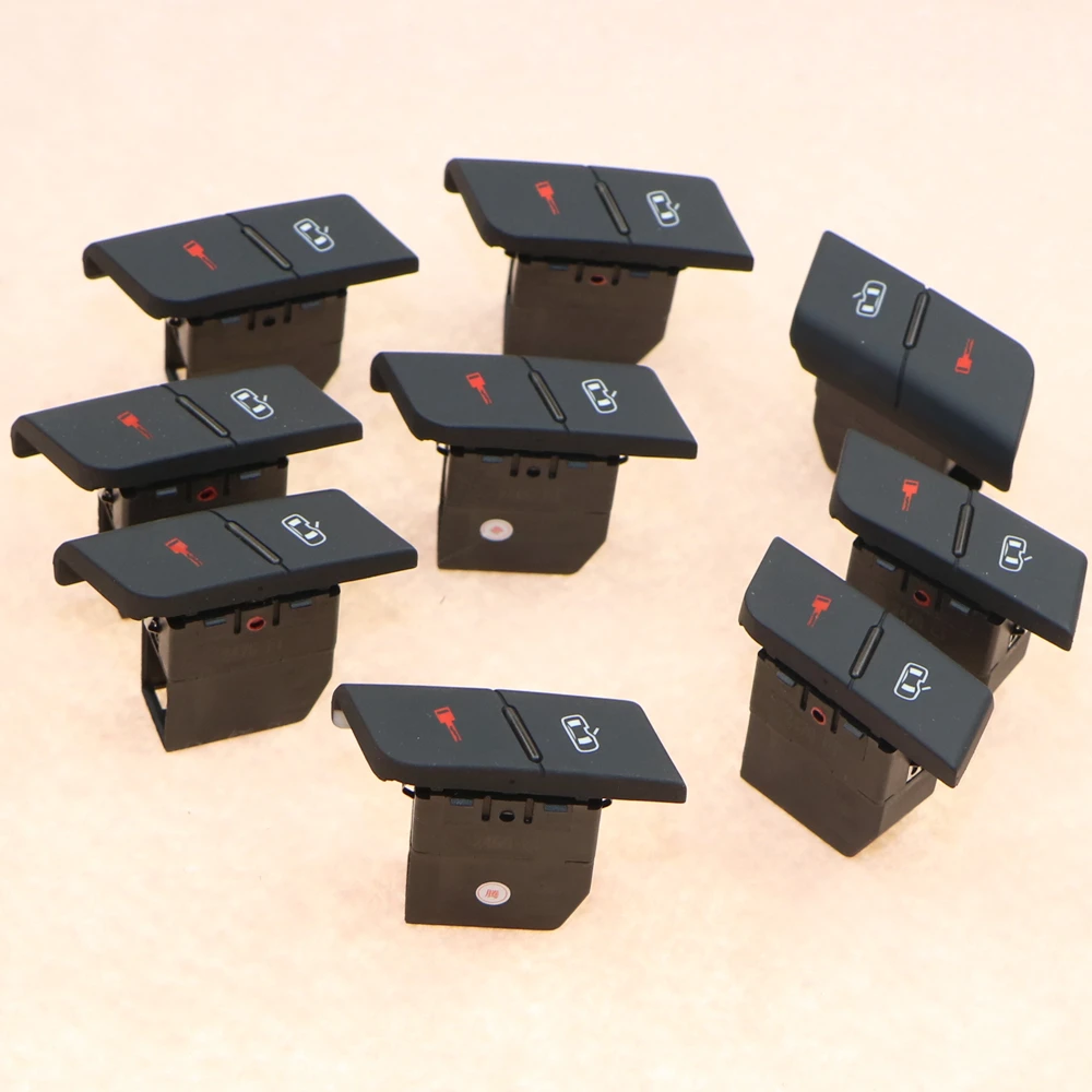 

OEM LHD Driver Side Central Door Lock Switch Button For A4 S4 B6 B7 RS4 Seat Exeo 8E1 962 107 5PR 8ED 962 107 5PR 8ED962107