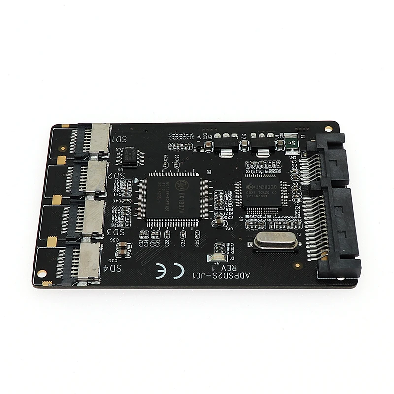 Оптовая продажа SATA 2 5 конвертер 4 Micro SD/TF карты к 22pin RAID адаптер Quad TF карта|Платы