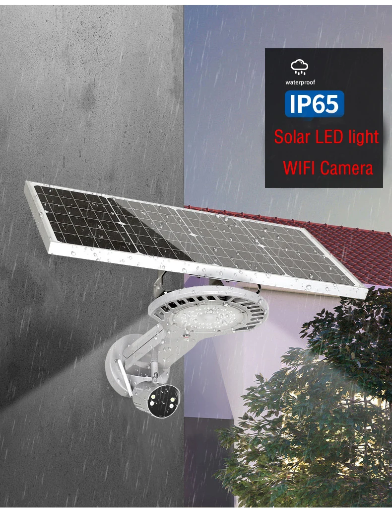 

SmartYIBA 1080P Solar Panel WIF IP Camera With PIR Light Lamp IP66 Weatherproof Outdoor Surveillance Security CCTV Solar Camera