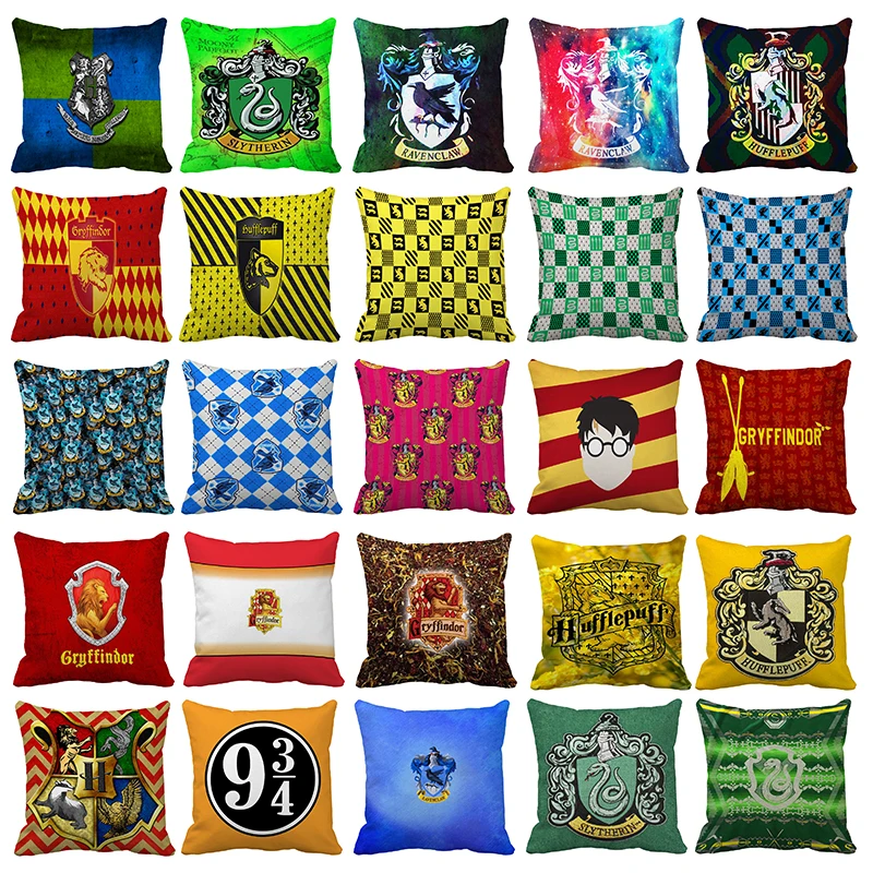 Harry Potter Pillow Polyester Home Decorative Pillow Cover for Sofa