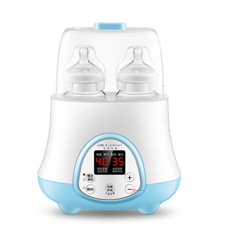 

Electric Bottle Warmer Baby Milk Food Warm Heater Double Bottle Sterilizer Multifunctional Thermostat Warmer Disinfection Foods