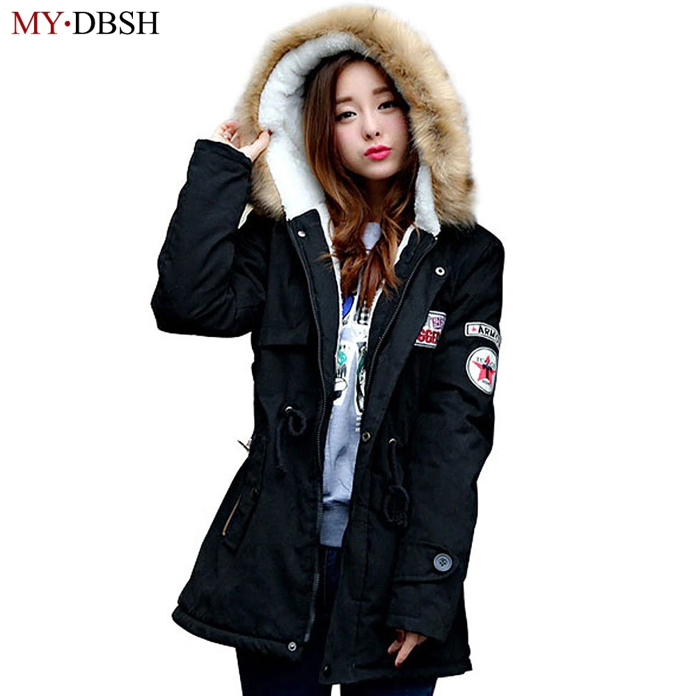 

2019 New Brand Autumn Winter Women Thick Down Jackets Lovers Casual Parka Warm Hooded Coats Lady Parkas Jacket Military Overcoat