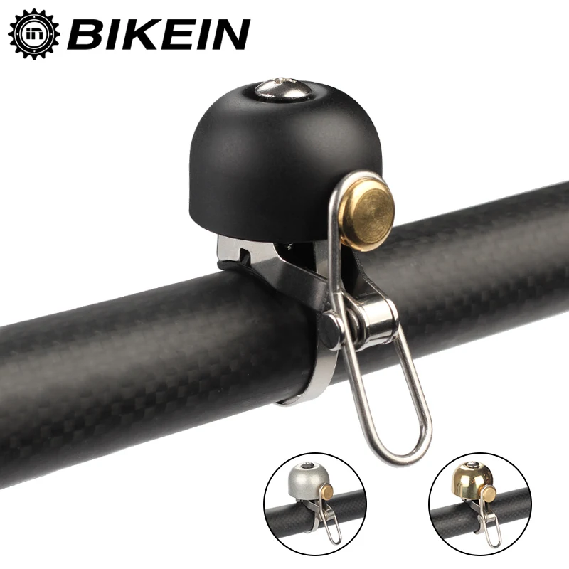 Велосипедный звонок BIKEIN классический предупреждающий сигнал на руль для горного