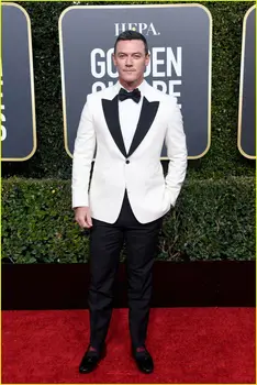 Men's Prom Party White Blazer Jacket Peak Lapel Slim Tuxedos One Button Formal formal lapel long sleeve one button design white blazer for women