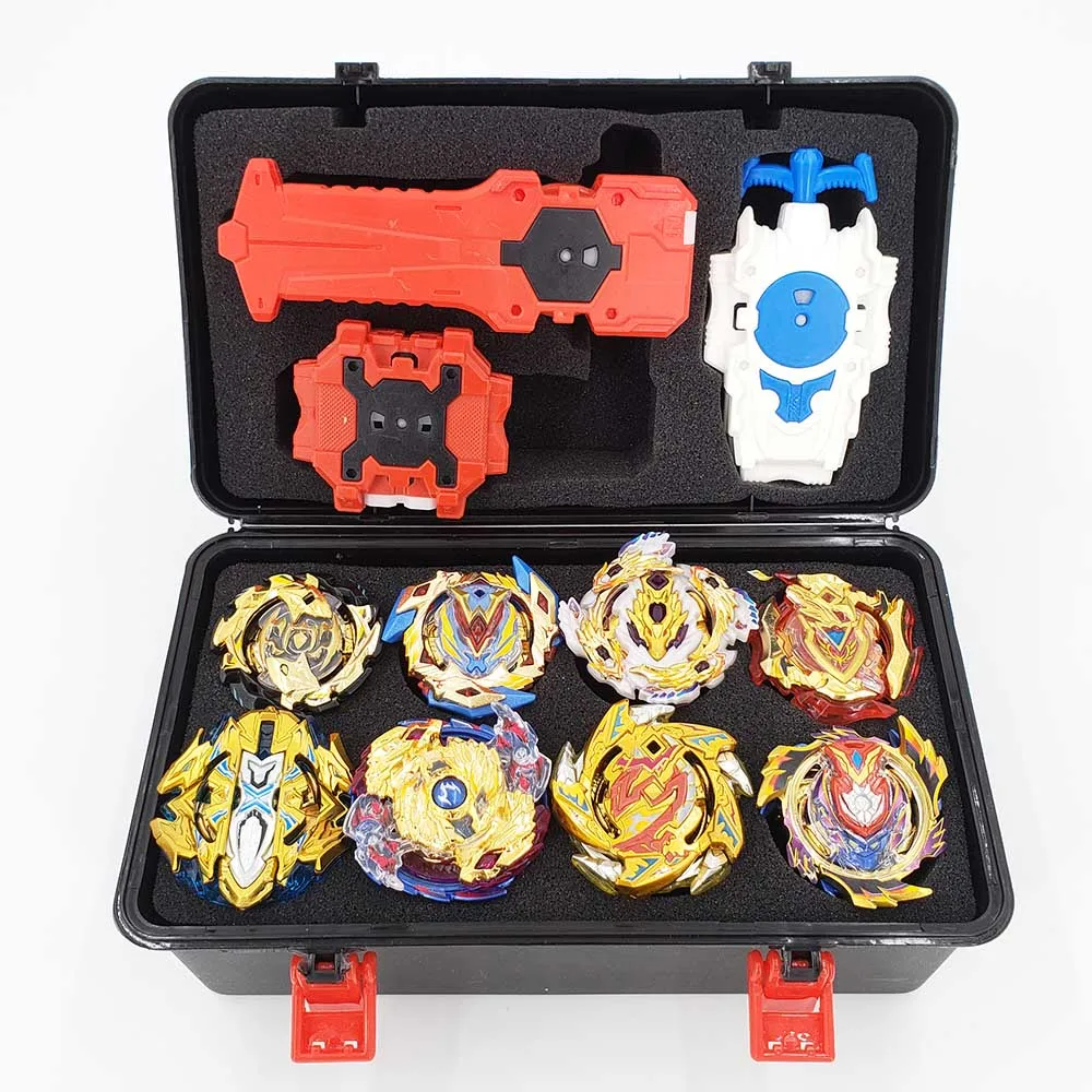 Tops Set Launchers Beyblade Toys B-131 B-122 B-130 Toupie Metal God Burst Spinning Top Bey Blade Blades Toy bay blade bables