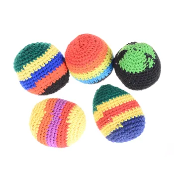 

Handmade Knitting Thread Juggling Balls Children Kindergarten Funny Game Sandbags Ball Toy Kids Outdoor Toy Color Random