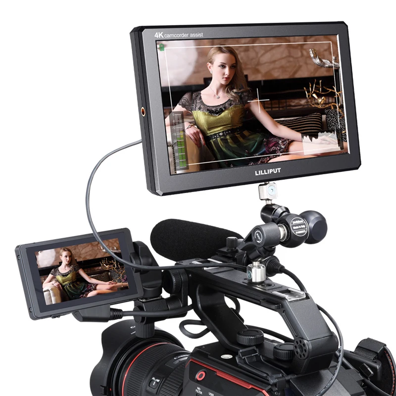 Lilliput A8 8.9 Inch Utra Slim IPS Full HD 1920x1200 4K HDMI 3D-LUT On-camera Video Field Monitor for DSLR Camera Video