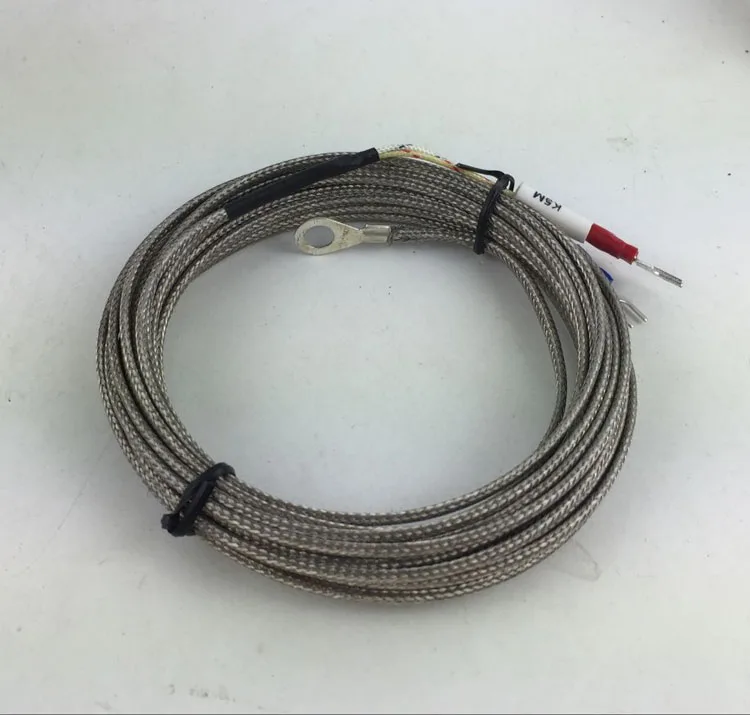 

Industrial thermocouple K type terminal thermocouple 5 meters temperature sensor with terminal