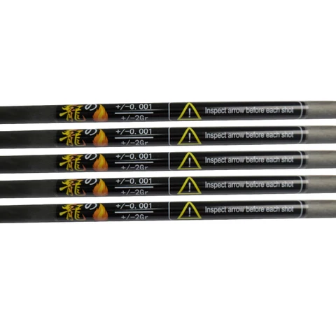 Eixo de Carbono Retidão + – Tiro com Arco 7.62*8.8mm para Faça Você Mesmo Besta Parafuso Seta Caça Frete Grátis 12 Pçs 20 -0.001