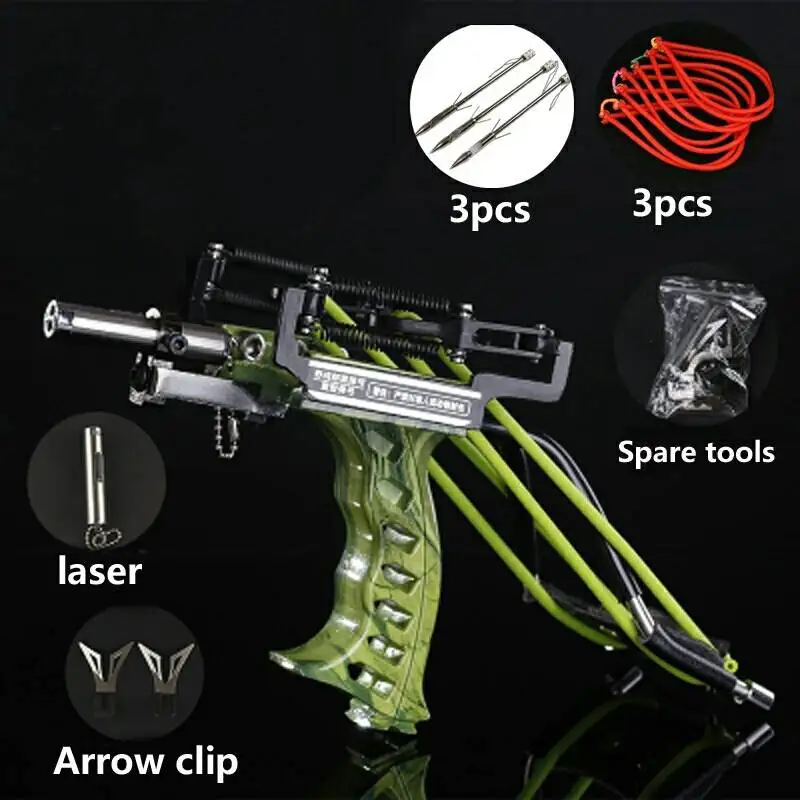 

Powerful Multi-function Archery Target Shooting fish Slingshot Professional Laser Slingshot Catapult Target Shooting Crossbow