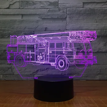 

3D crane led lamp 7 color touch night light creative gift atmosphere lamp 1488